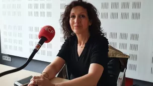 Jacqueline Schneider, adjointe au maire de Metz dans les studios de RCF 