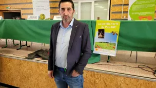 Franck Rocher, président de l'organisme de défense et de gestion (ODG) Lentille verte du Puy © Martin Obadia