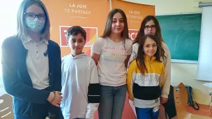 Atelier radio collège Sainte Marie à Ambérieu en Bugey 2022