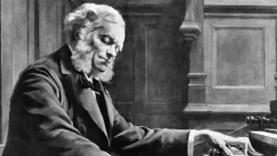 César FRANCK aux claviers de son orgue par Jeanne Rongier DÉTAIL