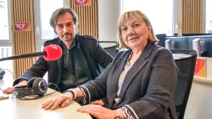 Frédéric Aurier (à gauche), Nicole Corti - © RCF Lyon