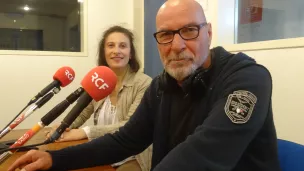 Sallah Laddi et Céline Clémentel, coordinatrice de l'association