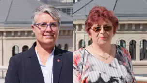 Anne Brugnera (à gauche), Michèle Morel - © RCF Lyon