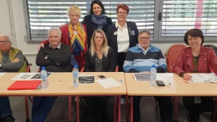 Chantal Arnaud, Mme Mexis, Brigitte Grolleau et le jury.