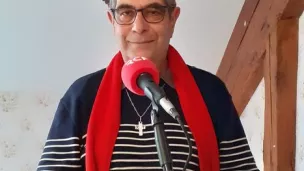 Le père Maurice Marie Quéré, curé doyen de Poligny ©RCF Jura - Avril 2022 