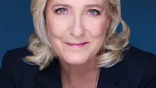 affiche officielle de campagne de Marine Le Pen