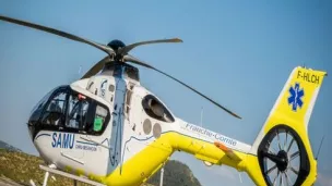 Les hélicoptères du SAMU disposent du dispositif e-boo® pour atterrir de nuit ©DR - Avril 2022
