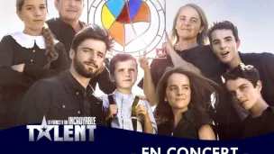 Affiche du concert de la famille Lefèvre à Angers 