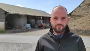 François Grosbois, éleveur de volaille à Angrie - ©RCF Anjou