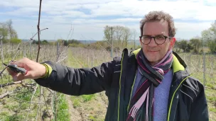 Jean-Claude Taddei, vigneron à Savennières et coprésident de l‘AOC - ©RCF Anjou