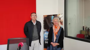 Alain et Evelyne Chaladay, président, référente des chantiers éducation de l'AFC.