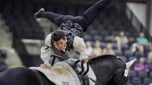 Lambert Leclézio, cavalier de voltige - ©IFCE 