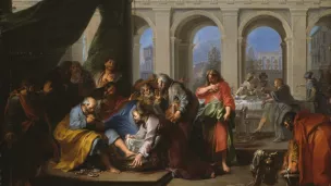 N. Bertin 1720-1730 Le Christ lavant les pieds de ses disciples ©Chicago Art Institute