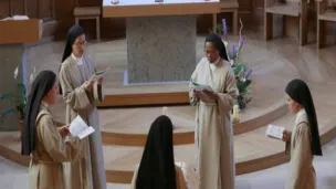 La radio RCF s'installe chez les sœurs clarisses de Poligny pendant la Semaine sainte ©RCF - Avril 2022 