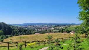 Vue sur Langogne depuis le Chemin de Stevenson © Martin Obadia