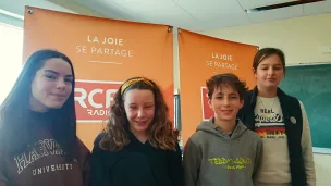 Atelier radio collège Sainte Marie à Ambérieu en Bugey 2022