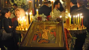 Vigile pascale orthodoxe, cathédrale Saint-Alexandre-Nevsky (Paris) ©P.RAZZO/CIRIC