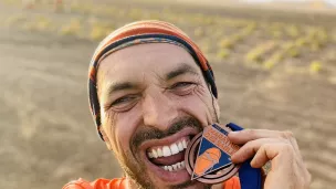 Fin de compétition avec la médaille © Davy Dano