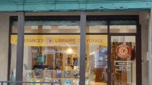 Façade de la librairie Itinérance à Angers