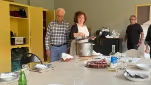 Reportage à l'atelier de cuisine de France Italie du Cher ! © RCF - Florent Sonzogni.