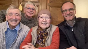 Jean Mangin, Thierry Hurault, Suzanne Négrevergne et Emmanuel Soufflet © RCF55