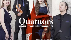 couverture cd "Quatuors pour trois instruments"