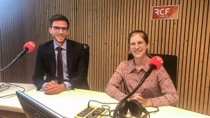 Maxime Caute et Célia Fradin - © RCF Lyon