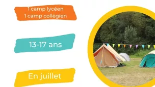 Des camps d'été organisés par le MRJC de l'Indre.