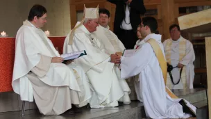 Ordination sacerdotale du frère Olivier Fleau, oblat de François de Sales ©SEDICOM