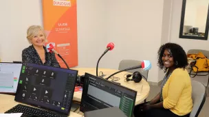 Fatoumata Baba, directrice de l'antenne marseillaise et Pascale Lockmann, mentor à "Duo for a job"