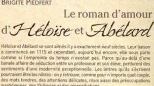 Le roman d'amour d'Héloïse et Abèlard dos