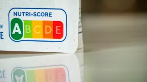 Nutri-score sur un produit - © RCF Lyon