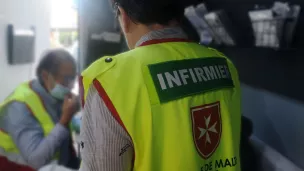 Infirmière bénévole à l'Ordre de Malte - Photo : RCF Nice Côte d'Azur 