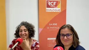 Marie-Dominique Champloy, co-fondatrice de ”Marseille capitale de la mer”, un projet lauréat de la première promotion du Phare, et Marion Dupuy, responsable de la Fondation CMA-CGM 