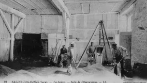 Salines de Salins-les-Bains - Salle de dénaturation destinée à rendre le sel impropre à la consommation humaine début du XXe siècle © Musées des techniques et cultures comtoises