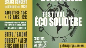 affiche festival éco solid'ère