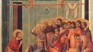 Duccio di Buoninsegna, Le lavement des pieds ©Wikimédia commons