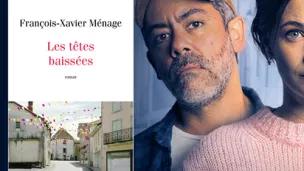 "Les têtes Baissées" de François-Xavier Ménage ©éditions Robert Laffont ; Fratés, un podcast du Secours catholique ©Secours catholique