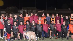 L'équipe de Ré Flying Oyster, club d'utimate frisbee sur l'Ile de Ré