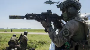 Opérateur des forces spéciales du CPA 10 - RICHARD NICOLAS-NELSON SIRPA AIR AFP