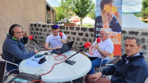 De gauche à droite : Laurent Sciauvau, Cédric Bonnefoy, Jean-Yves Masson, Jean-Paul Grimaud © Martin Obadia 