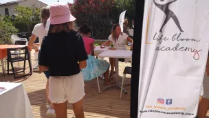 La "Life Bloom Academy" a été inaugurée en présence de Louis Nègre, maire de Cagnes-sur-Mer et de Arthur Bailly, directeur de Polygone. Photo RCF