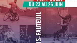 L'affiche des championnats de France individuels de Tennis Fauteuil 2022