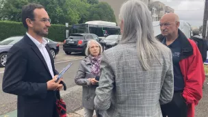 Thomas Cazenave est candidat sur la première circonscription de Bordeaux Nord pour ces élections législative en Gironde, photo C.G. pour RCF Bordeaux.