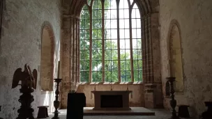 La verrière de l'abbaye de la Lucerne ©RCF Manche