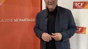 Alain Meunier dans les studios de RCF Isère - 2022