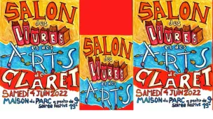 ® RCF34 - Affiche du salon des livres et des arts de Claret 2022