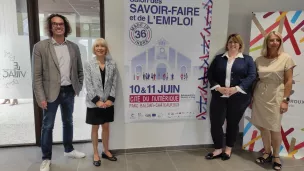 Un salon des savoir-faire et de l'emploi à Châteauroux. © RCF - Hugo Sastre.