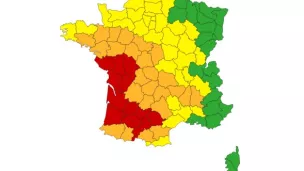 12 département du Sud-Ouest en vigilance rouge canicule ce vendredi, ©MétéoFrance.