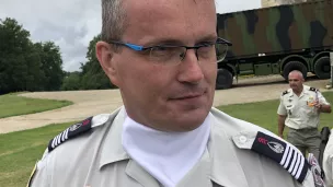 Colonel Prevost, nouveau Chef de corps du 515ème Régiment du Train